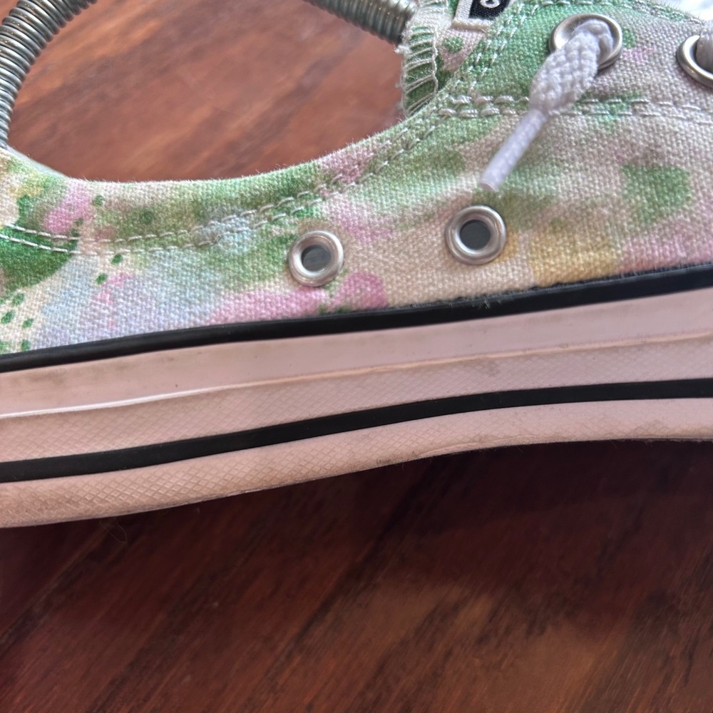 Converse Chuck Taylor Shoreline Women Green Pink Tie Dye Floral Shoes 8 570911F - Picture 4 of 13